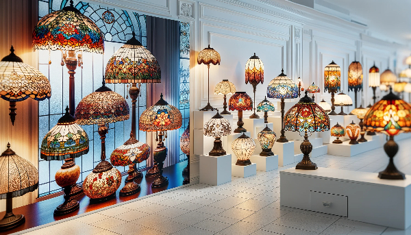 Lampes sur pied Tiffany